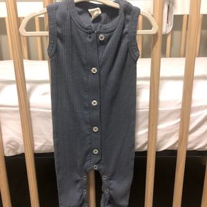 Kate Quinn | Navy Button Down Romper